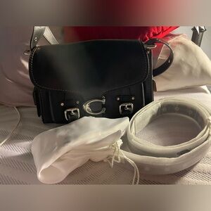 Coach black Western Tabby